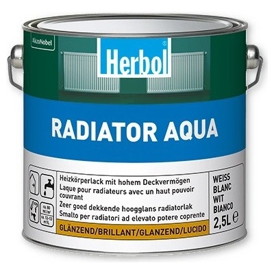 Herbol Radiator Aqua bílý vodou ředitelný email na topná tělesa a radiátory 0,75L