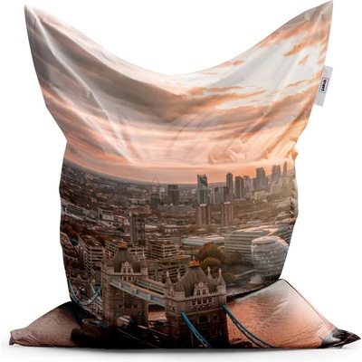 Sablio Sedací vak Classic Londýn City of London 200x140 cm
