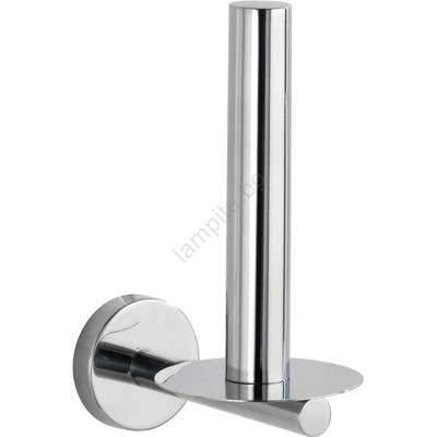 WENKO 20218100 - Държач за тоалетна хартия BOSIO SHINE 8x12, 5 cm неръждаема стомана/сребрист (WE0561)