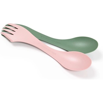 Light my fire Многофункционална лъжица Spork за левичари, зелена/розова (2412811313)