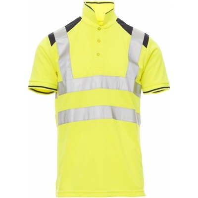 Payper Pánska reflexná polokošeľa GUARD + Žltá fluo 2XL