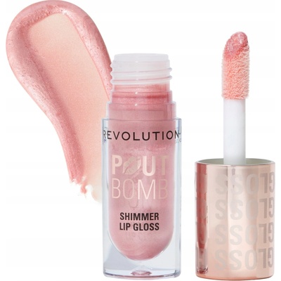 Revolution Lesk na pery Put Bomb Shimmer Lip Gloss Shine Pink 4,5 ml