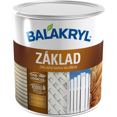 Balakryl Základ drevo 2,5 l biela