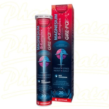 Glenmark Magnesium B-komplex GRE-PO eff.20 tablet