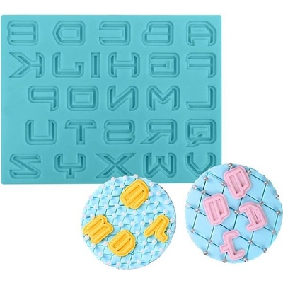 Cakesicq Silikonová formička abeceda scifi 11,5x15 cm – Hledejceny.cz