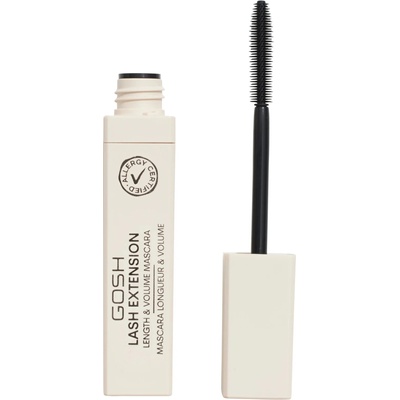 Gosh Lash Extension 001 Extreme Black 7 ml спирала с огледало за обем и удължаване