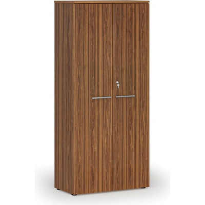 Primo Kancelárska skriňa s dverami WOOD, 1781 x 800 x 420 mm, orech