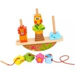 Tooky Toy Tooky Toy: Животинска балансна кула и нанизваща играчка (TY278A)