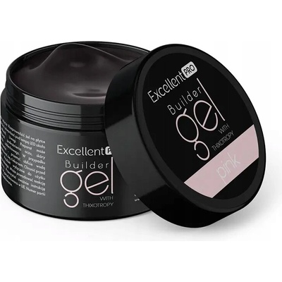 Excellent Pro stavební gel pink clear 50 g