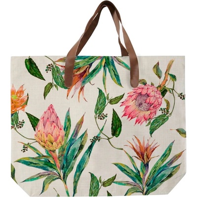 Madre Selva Платнена чанта с дръжка от изкуствена кожа Flores Salvajes - Madre Selva (1927901)