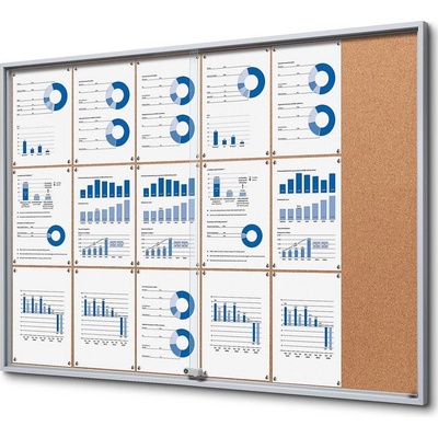 Jansen Display interiérová vitrína 18 x A4 – Zboží Živě