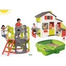 Smoby set preliezačka Multi-Activity Tower na šplhanie so šmykľavkou a domček Priateľov s kuchynkou a pieskoviskom 840201-4