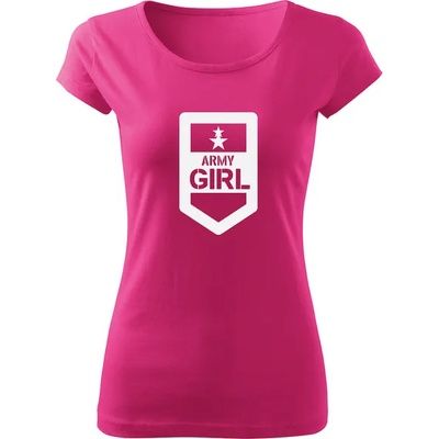 DRAGOWA дамска тениска, Army Girl, розова, 150г/м2 (6479)