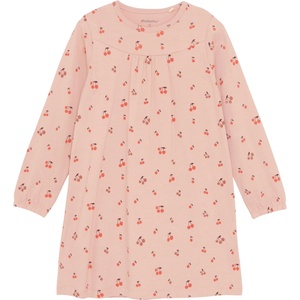 Minymo Детско ежедневно термо бельо Minymo Kid's Nightdress L/S AOP - Misty Rose - размер 92 (EU) (714-1649-0112)