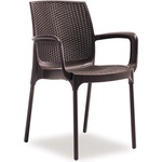 Mira-N Стол novussi с подлакътник sunset rattan КАФЯВ (0142327)