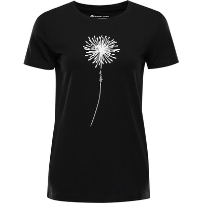 ALPINE PRO Дамска памучна тениска ALPINE PRO MOROLA black вариант pa ALPINE PRO | Cheren | ЖЕНИ | XS