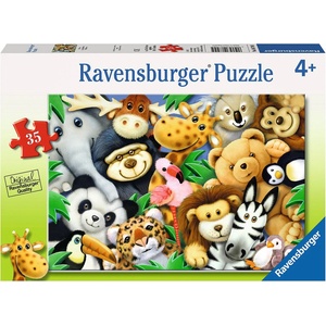Ravensburger Пъзел Ravensburger от 35 части - Плюшени играчки (8794) - baby