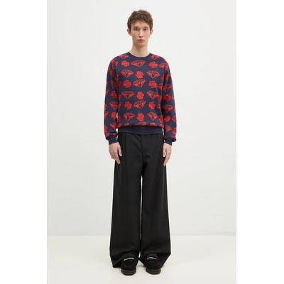 Billionaire Boys Club Пуловер с вълна Billionaire Boys Club Diamonds & Dollars Knitted Jumper (B24223)