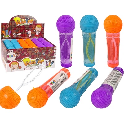 Lean Toys Bublifuky v tvare mikrofónov 40 ml
