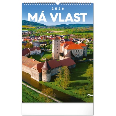 NOTIQUE nástěnný Má vlast 33 × 46 cm 2026