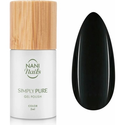 NaniNails Simly Pure gélový lak na nechty s použitím UV/LED lampy odtieň True Black 5 ml