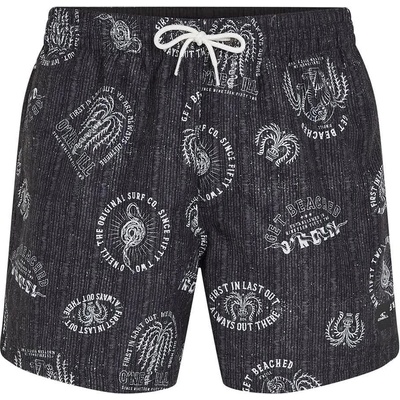 O'Neill Бански гащета O´neill Cali Print 15´´ swimming shorts - Black (Black Mystical)