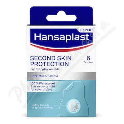Hansaplast Second Skin náplast hydrokoloidní 6 ks