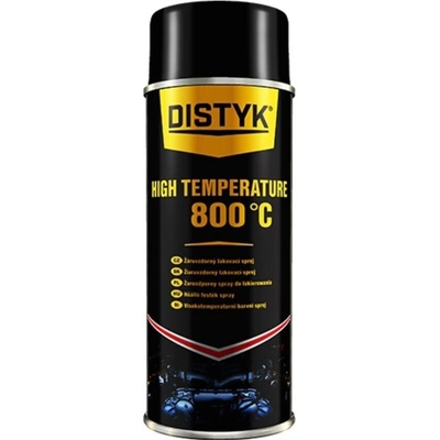 Distyk sprej lakovací žáruvzdorný 500 ml černý matný