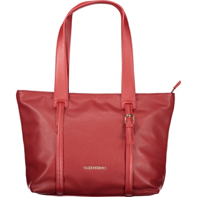 Valentino Bags Štýlová dámska kabelka s dvojitými rukovätiami z recyklovaných materiálov 34x28x13 cm Červená