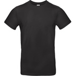 B&C Collection B&c e190 / Мъжка тениска от плътен памук - черна s (01003t00201)