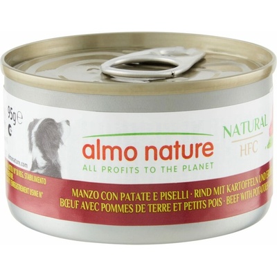 Almo Nature HFC Dog Hovězí s bramborem a hráškem 95 g