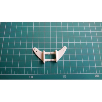 4Dim Print ABS páka 18mm biela otvor 1,5mm 2 ks