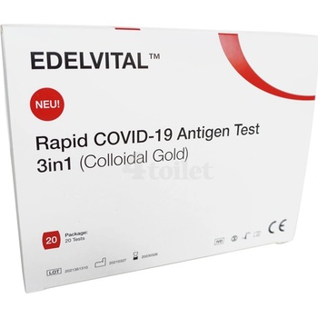 Anbio Xiamen Biotechnology Rapid COVID-19 Antigen Test Colloidal Gold 20 ks
