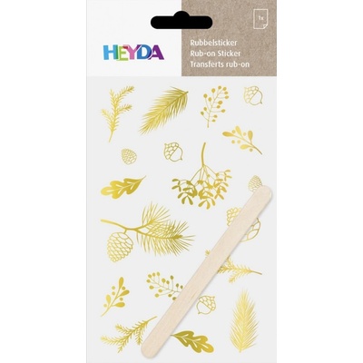 HEYDA Propisoty 10 x 19 cm - větvičky zlaté