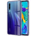 Techsuit Калъф за Huawei P30 - Techsuit - Удароустойчив Clear Silicone - Опушено Черен (KF2351569)