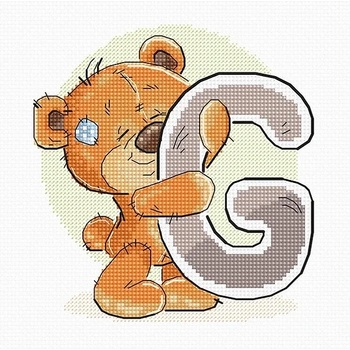 Luca-S Буква " g" - гоблен със схема b1208