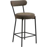House Nordic Кафяв тапициран бар стол (височина на седалката 65 cm) Badalona - House Nordic (1001362)
