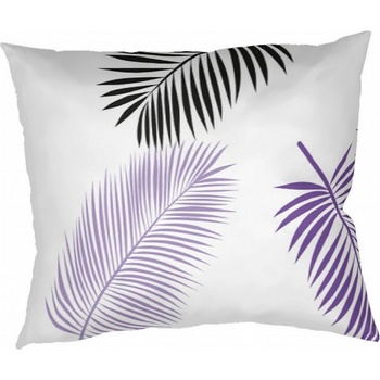 Dadka bavlnené perie fialová 40 x 40 cm