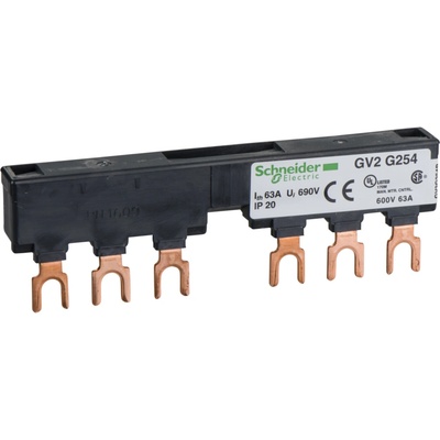 Schneider electric GV2G254 Propojovací sběrnice 2 vývody 54mm rozteč