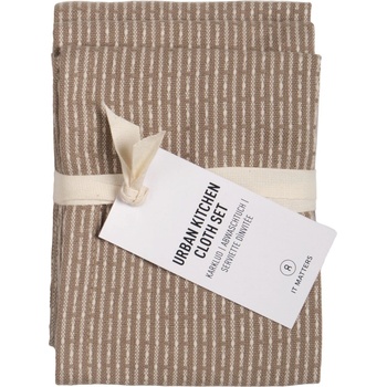 The Organic Company Малки кухненски кърпи Urban 18 x 35 см бежови 3 бр (1164-226)