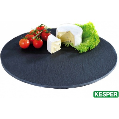 Kesper Břidlicová deska na servírování jídla kulatá 35cm