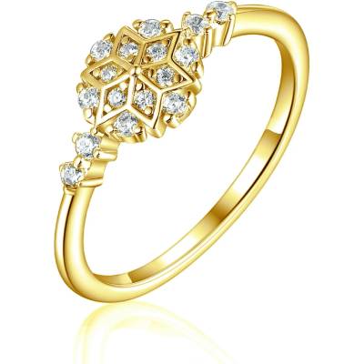 Olivie Stříbrný prsten GOLD 8056