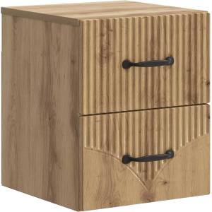 vidaXL Спален шкаф с монтаж на стена Дъб артизан 34, 5 x 33 x 40 см (898993)