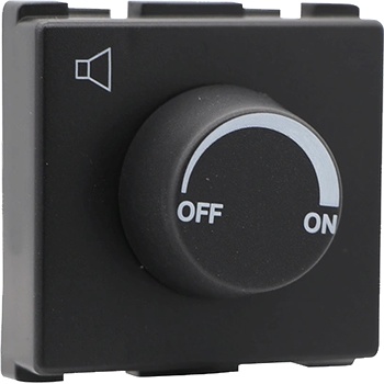 ELMARK Lecce ЗВУКОВ ДИМЕР АНТРАЦИТ (27016)