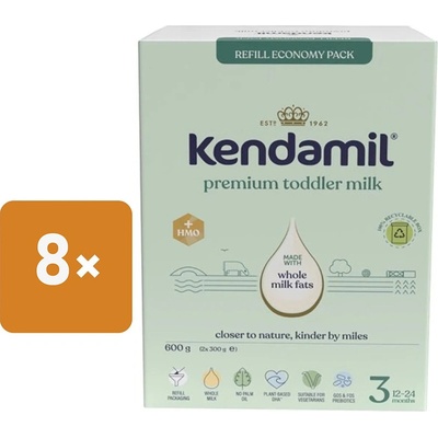 Kendamil 3 Premium HMO+ 8 x 600 g