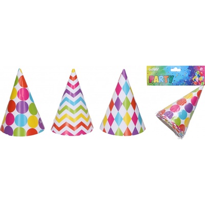 wiky Párty kloboučky MIX 15 cm 6 ks – Sleviste.cz