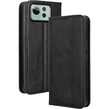 ASUS Кожен Калъф Портфейл за Asus Zenfone 12 Ultra 5G - Ретро дизайн, Магнитен, Стойка, Слот за Карти, Вкл. Протектор - 4 Цвята