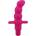 X Fun Анален вибратор за g-точка "frisky flex pink" 10 см