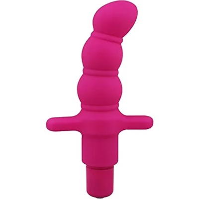 X Fun Анален вибратор за g-точка "frisky flex pink" 10 см