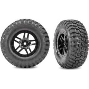 Traxxas колело 2.2/3.0", джанта SCT Split-Spoke черен, гума BFGoodrich Mud-Terrain T/A KM2 (2)